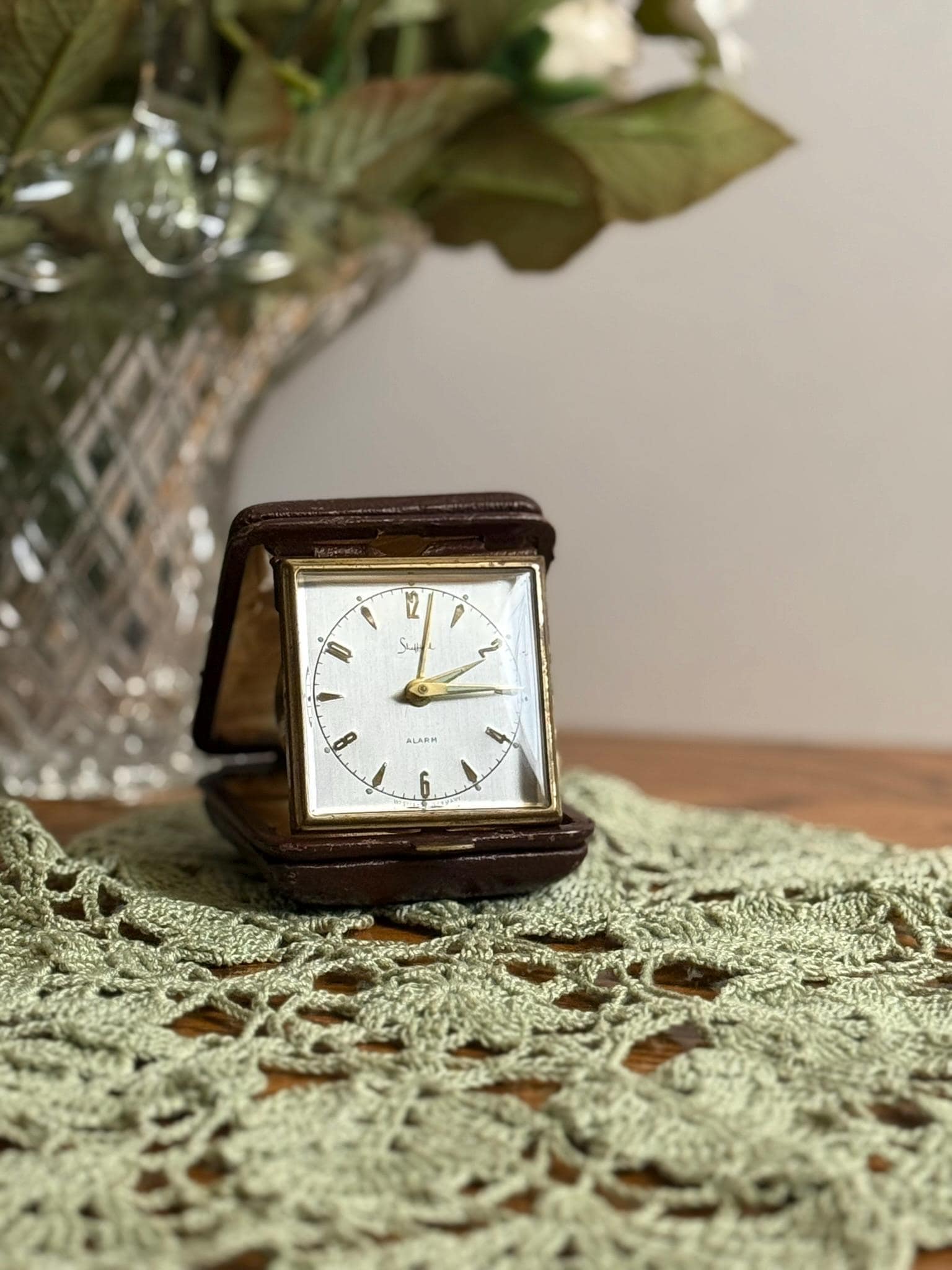Clock- Vintage Sheffield Travel Alarm Clock