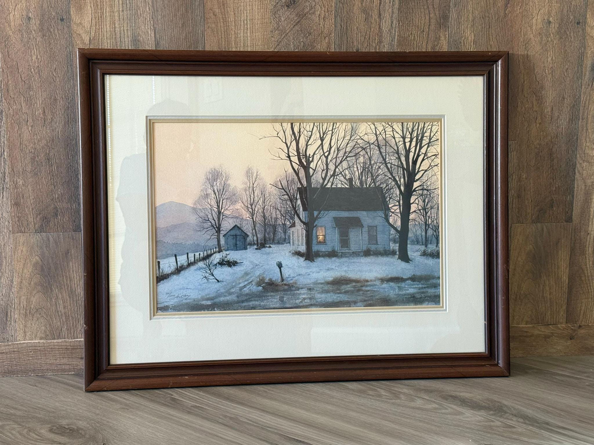 Jim gray's "light in the window" signed and numbered lithograph print