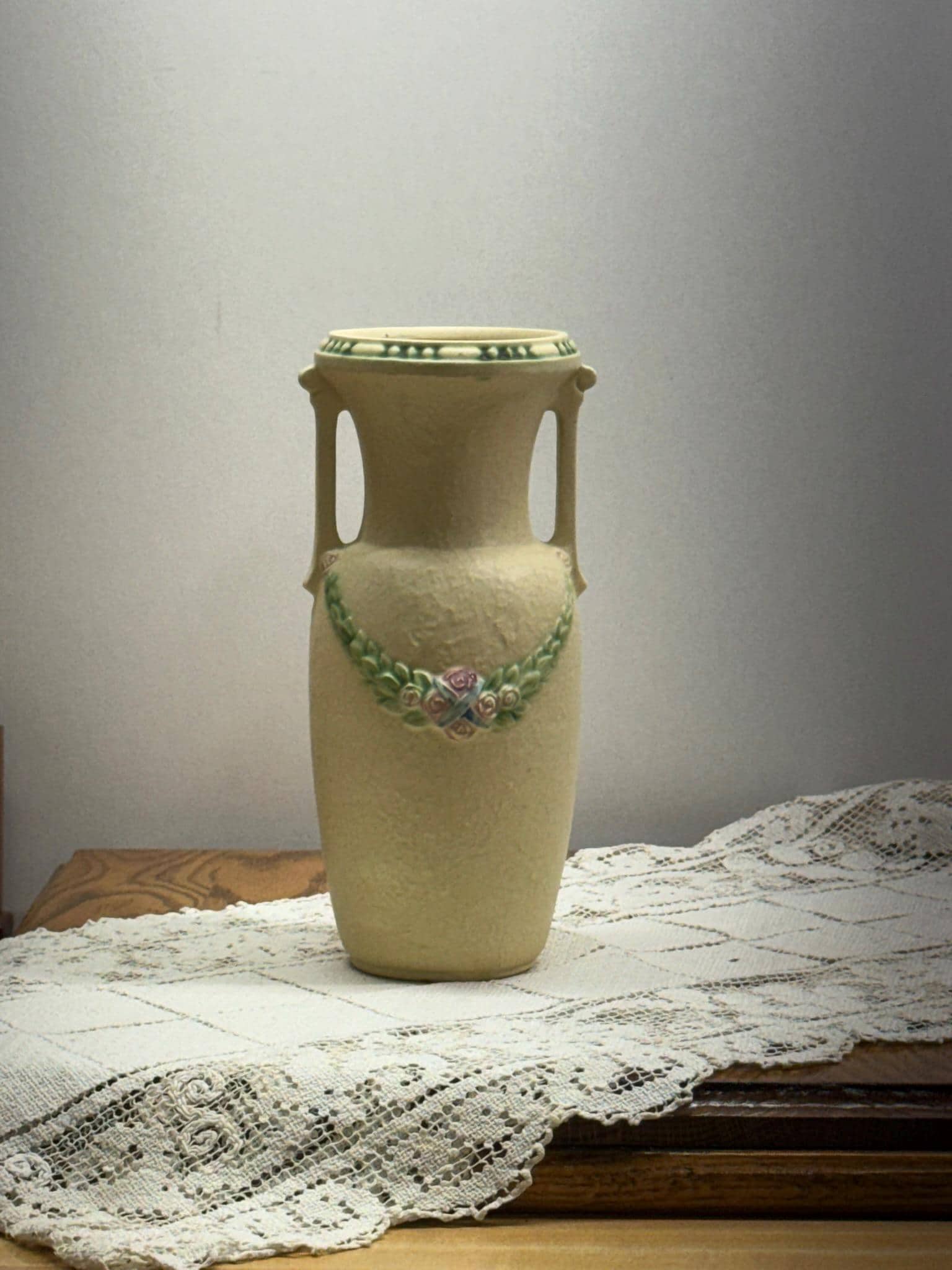 Roseville La Rose Pottery Urn
