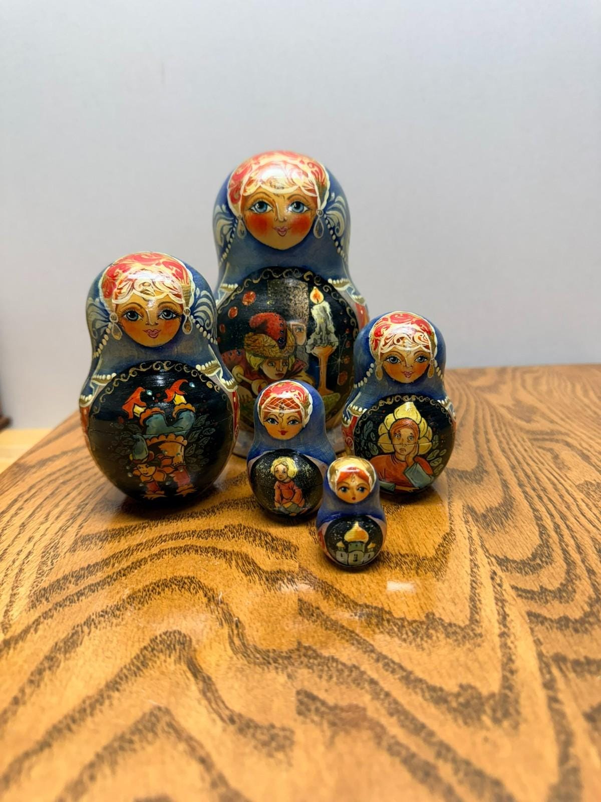 Russian fairytale nesting dolls